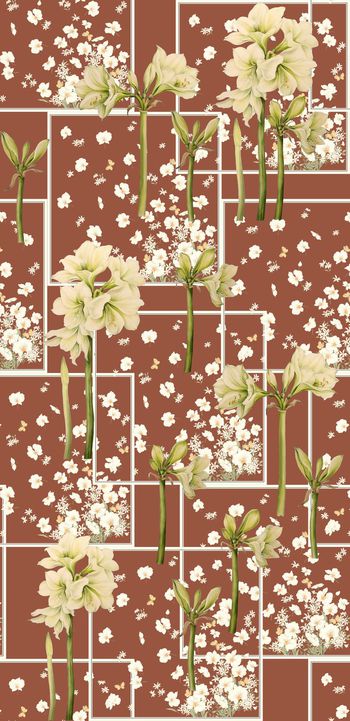 428042-方格手绘小碎花花卉数码印花.