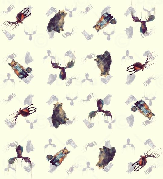 衬衫华亿平台印花华亿平台图片