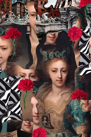 变形印花华亿平台图片