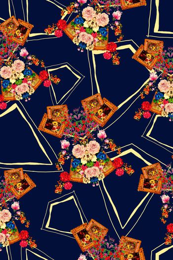 简约印花华亿平台图片