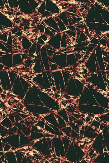 428160-彩色细胞结构 彩色玻璃裂痕