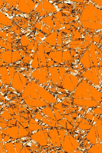 428162-彩色细胞结构 彩色玻璃裂痕