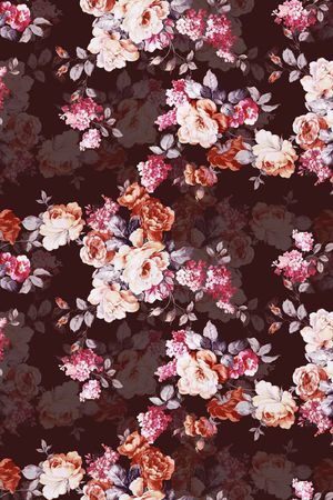 复古印花华亿平台图片