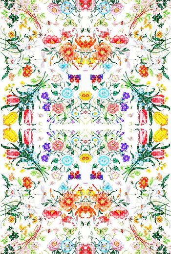 浪漫田园印花华亿平台图片