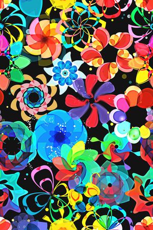 圆形印花华亿平台图片