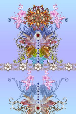 清新印花华亿平台图片