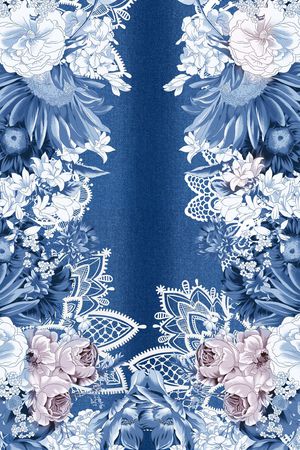 长裙印花华亿平台图片