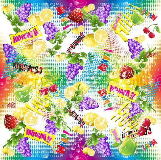 波点渐变印花华亿平台图片