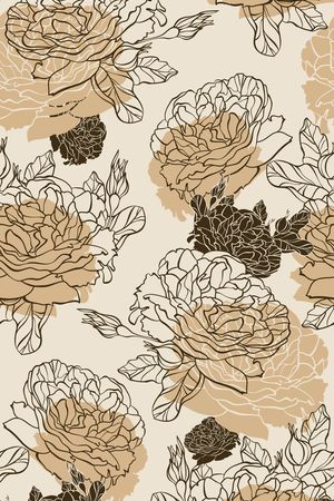 简单花卉印花华亿平台图片