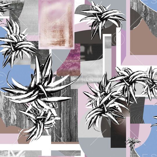 抽象印花华亿平台图片