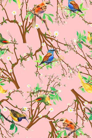 清新印花华亿平台图片