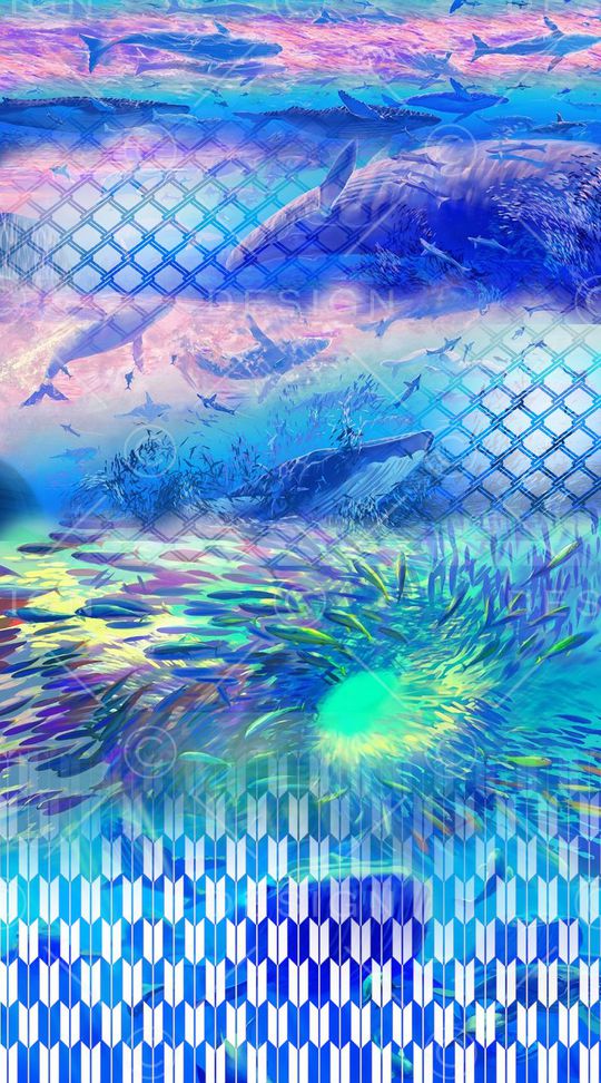 方格几何印花华亿平台图片