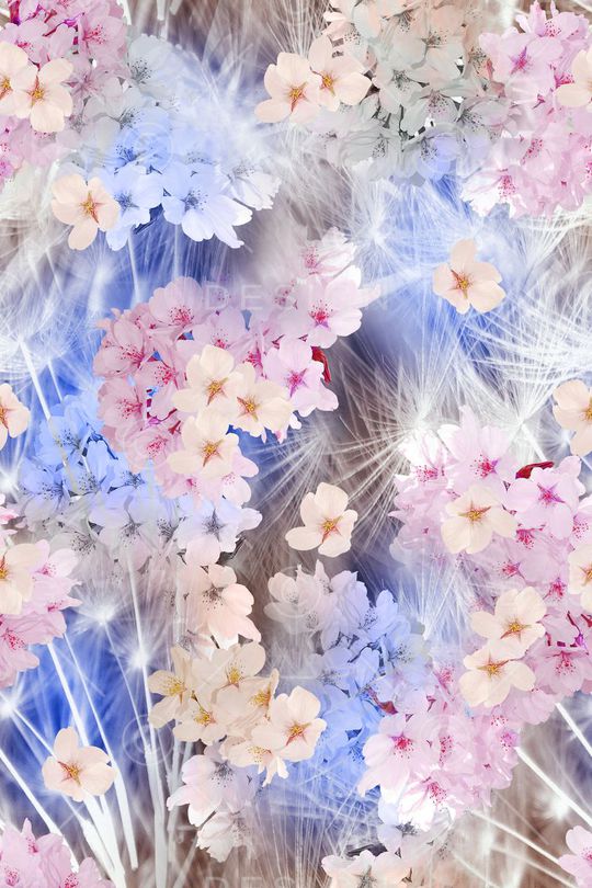 田园小清新印花华亿平台图片