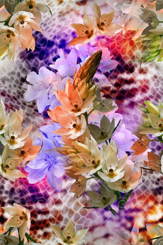 缤纷时尚印花华亿平台图片