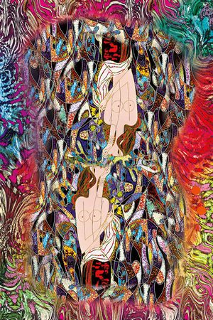 彩色印花华亿平台图片