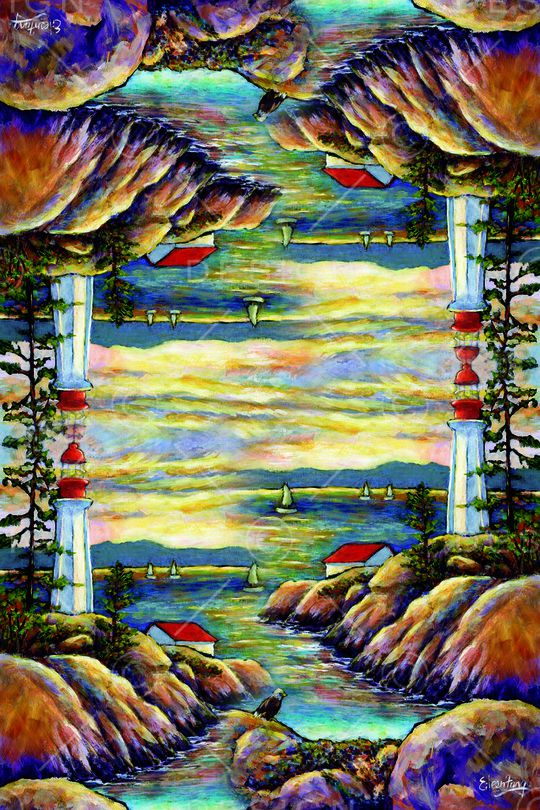 绿色组合印花华亿平台图片