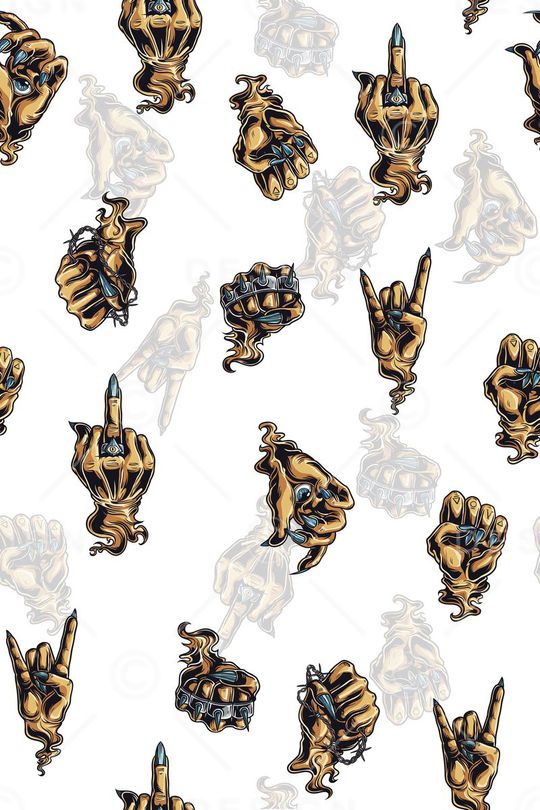 恶魔手指印花华亿平台图片