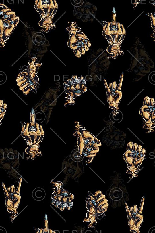 恶魔手指印花华亿平台图片