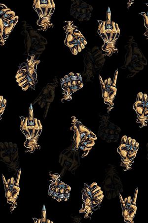 恶魔手指印花华亿平台图片