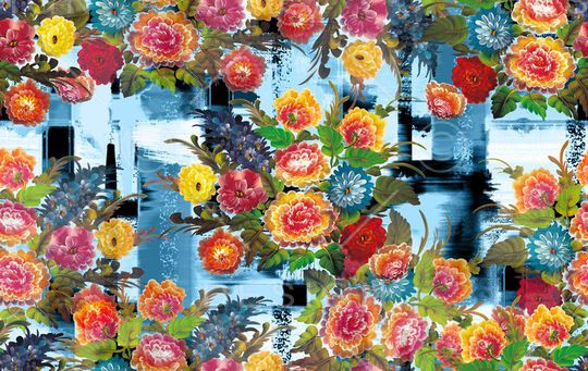 欧式印花华亿平台图片