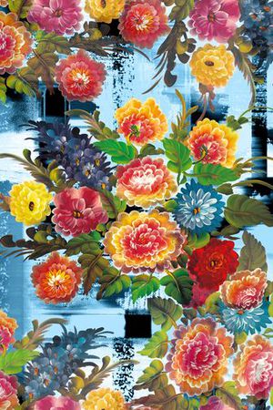 欧式印花华亿平台图片