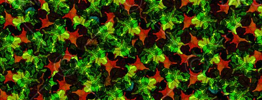 花卉组合印花华亿平台图片