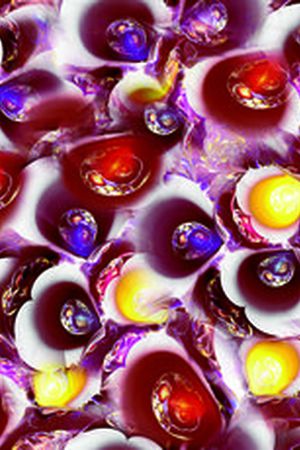 抽象组合印花华亿平台图片