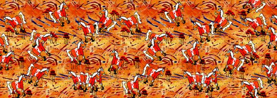 黄色组合印花华亿平台图片