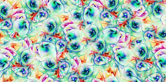 抽象组合印花华亿平台图片