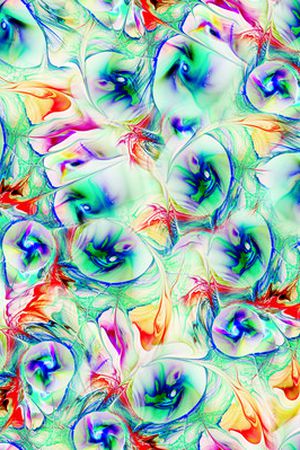 抽象组合印花华亿平台图片