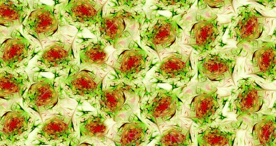 花卉组合印花华亿平台图片