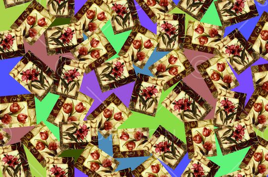 几何印花华亿平台图片