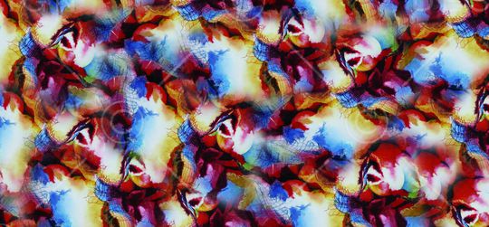 红 黄 灰印花华亿平台图片