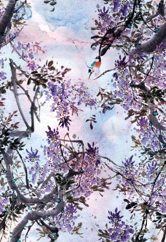 梅花印花华亿平台图片