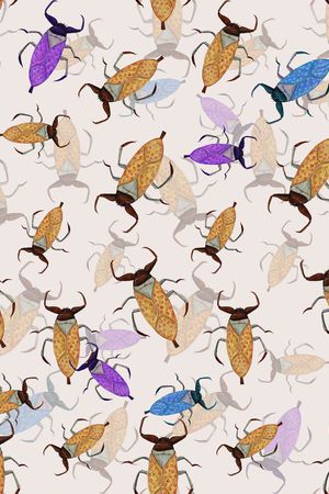 昆虫印花华亿平台图片