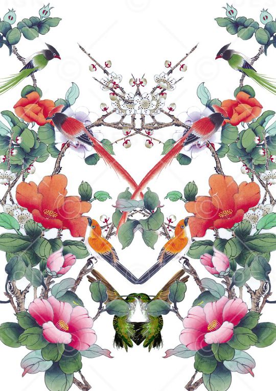 定位旗袍印花华亿平台图片