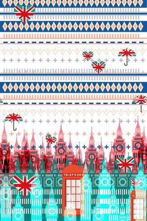 建筑物印花华亿平台图片