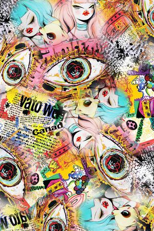 时尚印花华亿平台图片