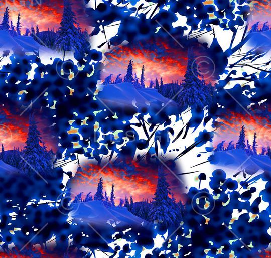 抽象印花华亿平台图片