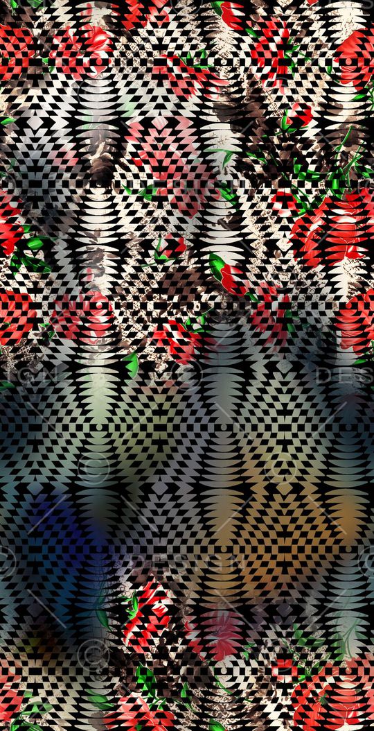 彩色渐变印花华亿平台图片