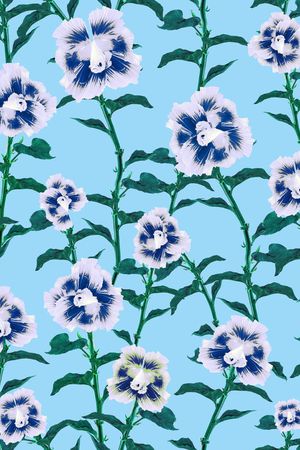 花鸟印花华亿平台图片