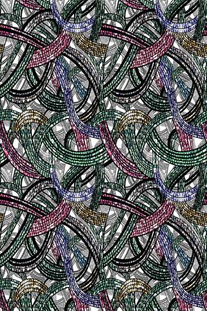 彩带印花华亿平台图片