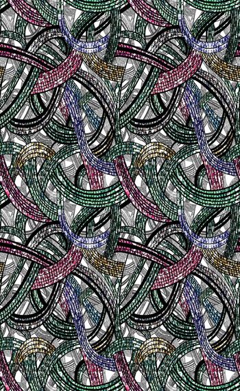 彩带印花华亿平台图片