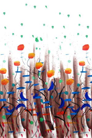 水彩印花华亿平台图片