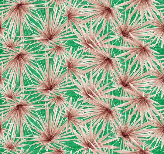 热带雨林印花华亿平台图片