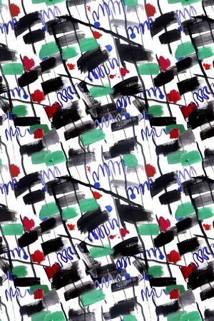 手绘印花华亿平台图片