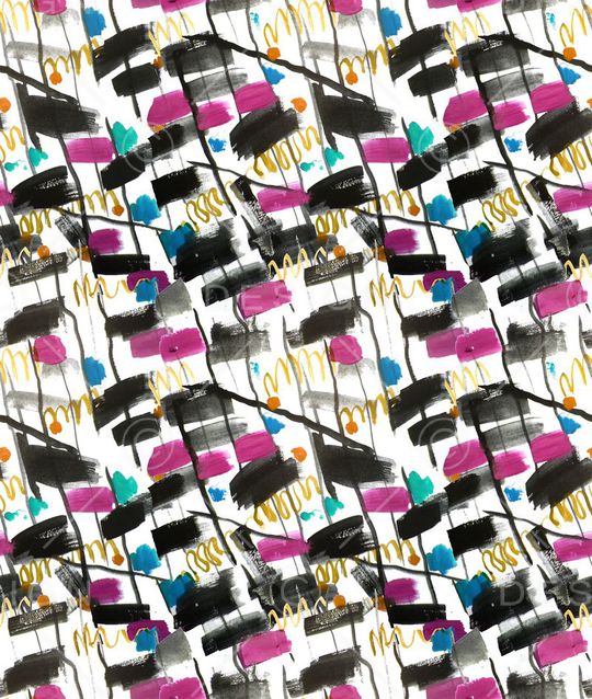 手绘印花华亿平台图片