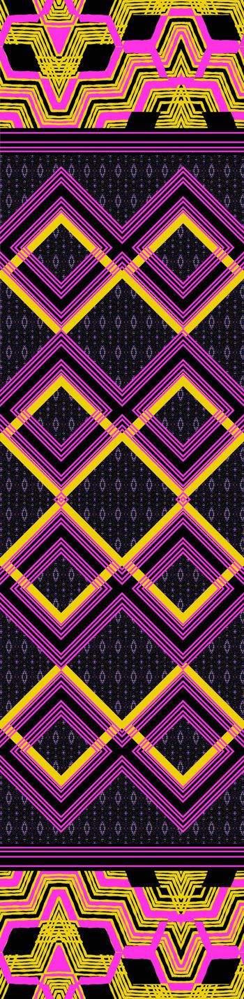 428864-几何双边定位印花设计