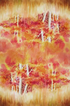 热带风情印花华亿平台图片