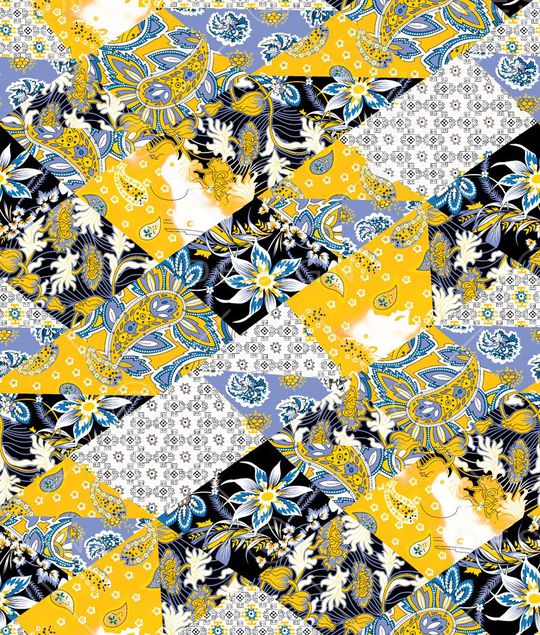 民俗波西米亚印花华亿平台图片